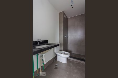 Banheiro da Suíte de apartamento à venda com 1 quarto, 40m² em Farroupilha, Porto Alegre