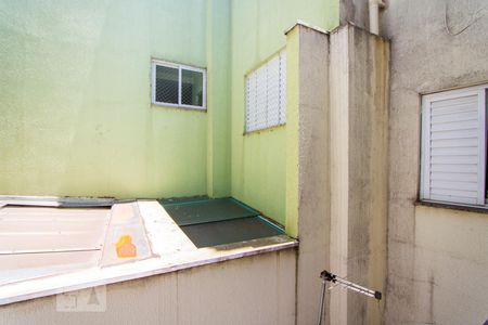 Vista da sala de apartamento à venda com 1 quarto, 64m² em Vila Humaitá, Santo André