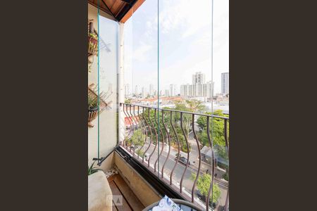 Varanda da Sala de apartamento para alugar com 3 quartos, 100m² em Mooca, São Paulo
