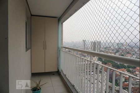 Varanda da Sala com Churrasqueira de apartamento para alugar com 3 quartos, 70m² em Chácara Seis de Outubro, São Paulo