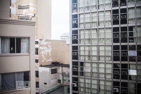 Vista da Sala de apartamento à venda com 1 quarto, 45m² em República, São Paulo