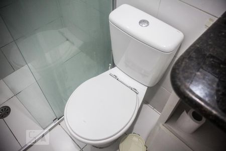 Detalhe do banheiro de apartamento à venda com 1 quarto, 45m² em República, São Paulo