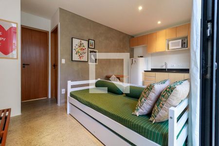 Sala de apartamento para alugar com 1 quarto, 36m² em Brooklin Paulista, São Paulo