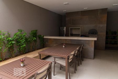 Studio para alugar com 27m², 1 quarto e sem vaga Studio para alugar com 27m², 1 quarto e sem vagaÁrea comum - Churrasqueira