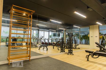 Studio para alugar com 27m², 1 quarto e sem vaga Studio para alugar com 27m², 1 quarto e sem vagaÁrea comum - Academia