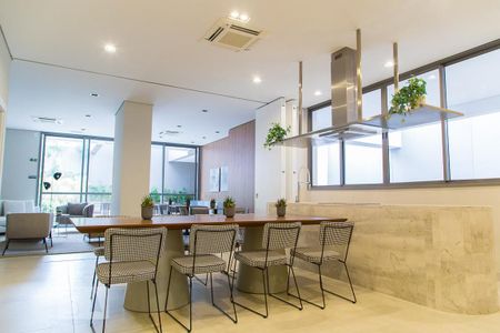 Studio para alugar com 27m², 1 quarto e sem vaga Studio para alugar com 27m², 1 quarto e sem vagaÁrea comum - Espaço gourmet