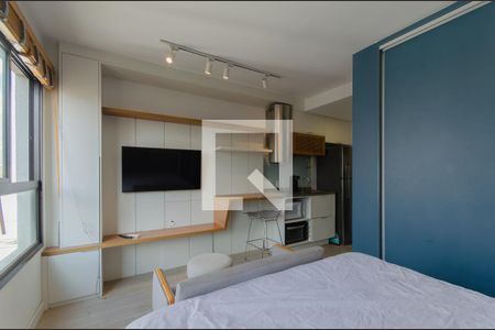Sala/Quarto de kitnet/studio para alugar com 1 quarto, 25m² em Liberdade, São Paulo