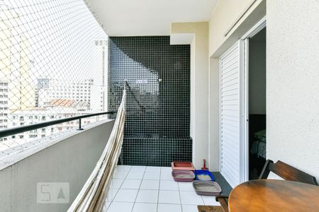 Varanda de apartamento à venda com 1 quarto, 37m² em República, São Paulo