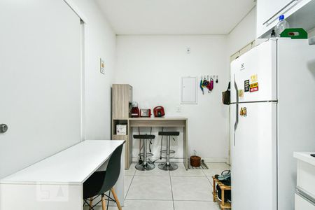 Sala e Cozinha de apartamento à venda com 1 quarto, 37m² em República, São Paulo