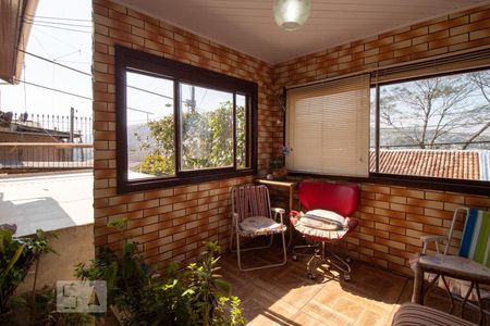 Varanda da Sala de casa à venda com 1 quarto, 60m² em Jardim Carvalho, Porto Alegre