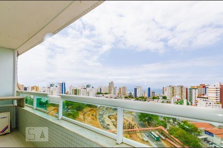 Varanda da Sala de apartamento para alugar com 1 quarto, 60m² em Itaigara, Salvador