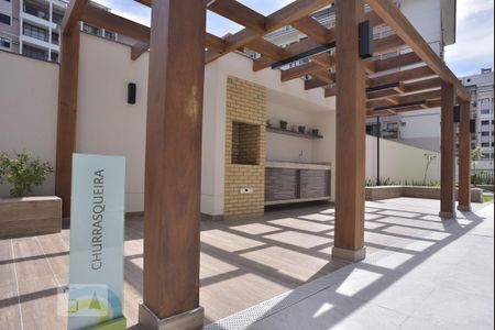 Apartamento para alugar com 45m², 2 quartos e 1 vaga'Área comum - Churrasqueira