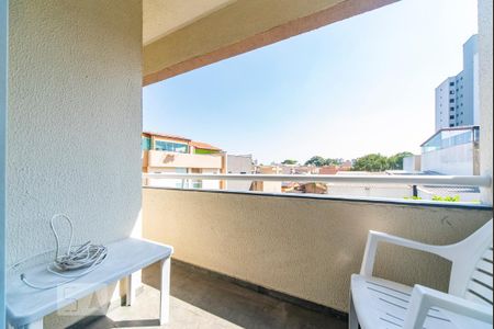 Varanda da Sala de apartamento à venda com 2 quartos, 57m² em Vila América, Santo André
