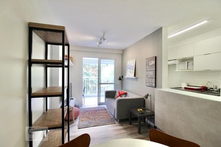 Sala de apartamento para alugar com 2 quartos, 52m² em Santo Amaro, São Paulo