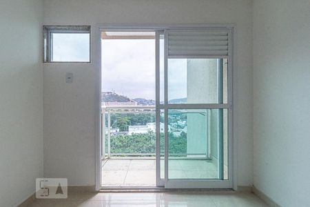 Varanda da Sala de apartamento à venda com 1 quarto, 40m² em Taquara, Rio de Janeiro