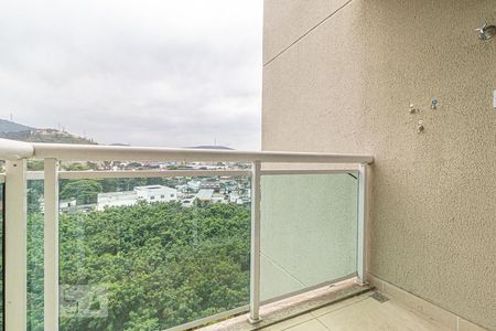 Varanda da Sala de apartamento à venda com 1 quarto, 40m² em Taquara, Rio de Janeiro