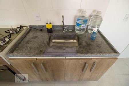 Sala - Cozinha de apartamento para alugar com 1 quarto, 35m² em Cambuci, São Paulo