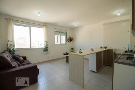 Sala - Cozinha de apartamento para alugar com 1 quarto, 35m² em Cambuci, São Paulo