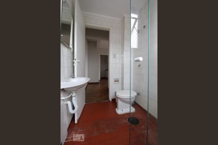 Studio para alugar com 38m², 1 quarto e sem vagaDetalhe do banheiro