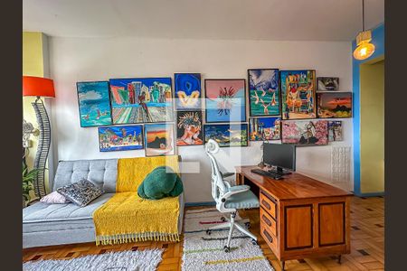 Sala de apartamento à venda com 2 quartos, 67m² em Botafogo, Rio de Janeiro