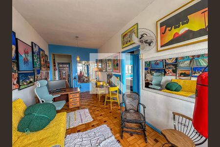 Sala de apartamento à venda com 2 quartos, 67m² em Botafogo, Rio de Janeiro