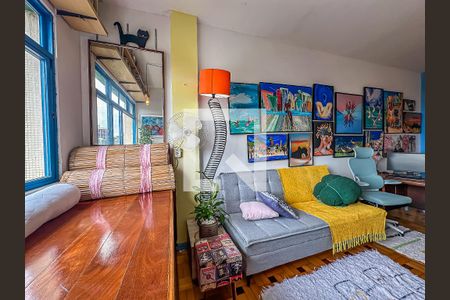 Sala de apartamento à venda com 2 quartos, 67m² em Botafogo, Rio de Janeiro