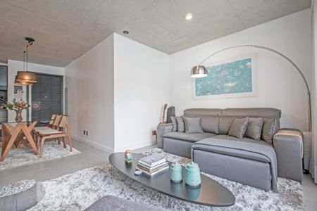 Sala de Estar e Sala de Jantar de apartamento para alugar com 2 quartos, 73m² em Jardim das Acácias, São Paulo