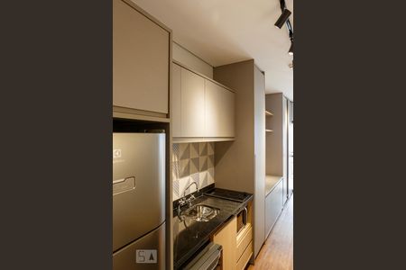 Studio para alugar com 26m², 1 quarto e sem vaga Studio para alugar com 26m², 1 quarto e sem vagaCozinha