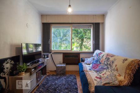 Sala de apartamento à venda com 2 quartos, 68m² em Petrópolis, Porto Alegre