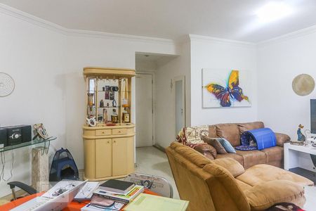 Sala de Estar de apartamento à venda com 2 quartos, 74m² em Vila Indiana, São Paulo