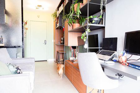 Sala de apartamento para alugar com 1 quarto, 35m² em Campos Elíseos, São Paulo