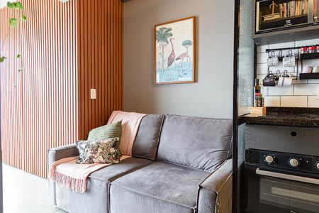 Sala de apartamento para alugar com 1 quarto, 35m² em Campos Elíseos, São Paulo