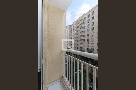 Varanda da Sala de apartamento à venda com 2 quartos, 50m² em São Cristóvão, Rio de Janeiro
