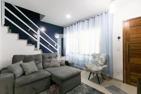 Sala de casa de condomínio à venda com 2 quartos, 80m² em Cidade Antônio Estevão de Carvalho, São Paulo