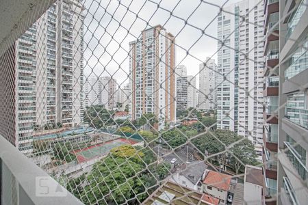 Vista da Varanda de apartamento para alugar com 1 quarto, 50m² em Campo Belo, São Paulo