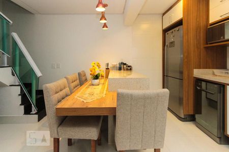 Sala de Jantar de casa de condomínio para alugar com 2 quartos, 83m² em Vila Santa Clara, São Paulo