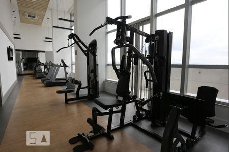 Studio para alugar com 32m², 1 quarto e 1 vaga Studio para alugar com 32m², 1 quarto e 1 vagaAcademia