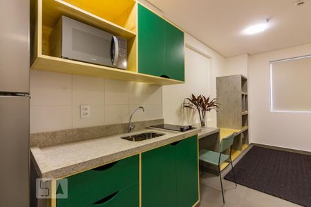 Studio para alugar com 32m², 1 quarto e 1 vaga Studio para alugar com 32m², 1 quarto e 1 vagaCozinha