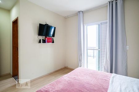 Suíte de apartamento para alugar com 1 quarto, 55m² em Vila Aquilino, Santo André