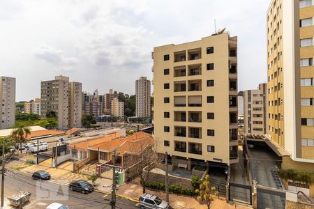Vista da sacada de apartamento à venda com 3 quartos, 93m² em Bosque, Campinas