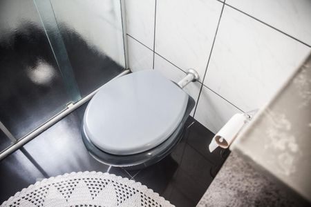 Apartamento à venda com 105m², 3 quartos e sem vagaDetalhe do banheiro