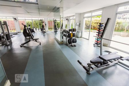 Apartamento para alugar com 27m², 1 quarto e 1 vaga Apartamento para alugar com 27m², 1 quarto e 1 vagaAcademia