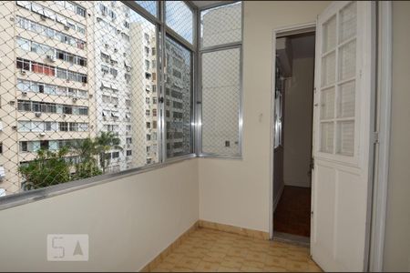 Varanda da Sala de apartamento para alugar com 2 quartos, 75m² em Copacabana, Rio de Janeiro