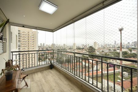 Varanda gourmet de apartamento à venda com 2 quartos, 74m² em Vila Canero, São Paulo