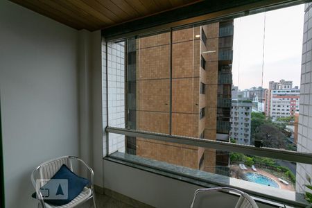 Varanda de apartamento para alugar com 3 quartos, 100m² em Funcionários, Belo Horizonte