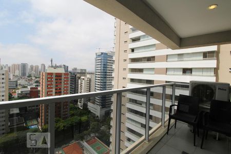 varanda de apartamento para alugar com 1 quarto, 49m² em Vila Gertrudes, São Paulo