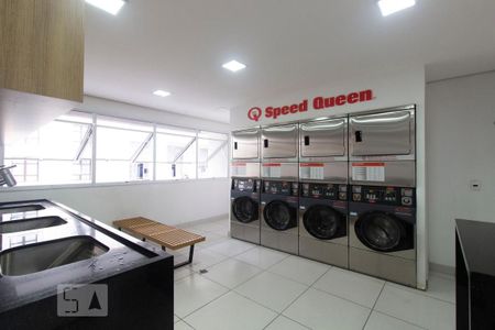 Studio para alugar com 32m², 1 quarto e 1 vagaLavanderia