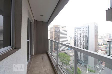 Varanda de kitnet/studio para alugar com 1 quarto, 32m² em Centro, São Paulo