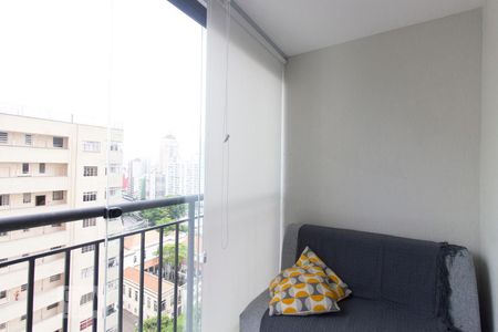 Varanda de kitnet/studio para alugar com 1 quarto, 30m² em Consolação, São Paulo