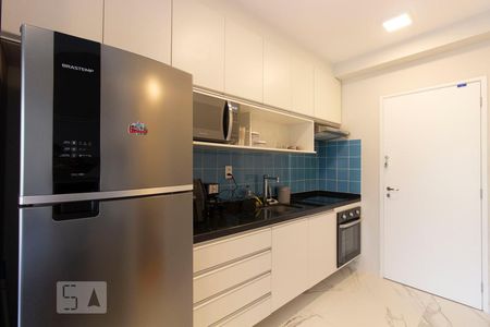 Cozinha de kitnet/studio para alugar com 1 quarto, 30m² em Consolação, São Paulo